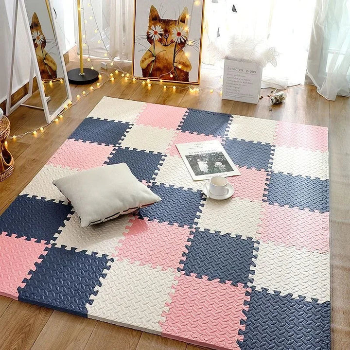 Tapis de Jeu Puzzle Mousse Amortissant pour Enfants – Couleurs Vives et Design Stimulant 120x90 cm 18