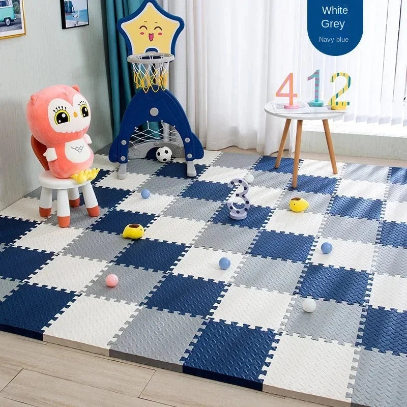 Tapis de Jeu Puzzle Mousse Amortissant pour Enfants – Couleurs Vives et Design Stimulant 120x90 cm 6
