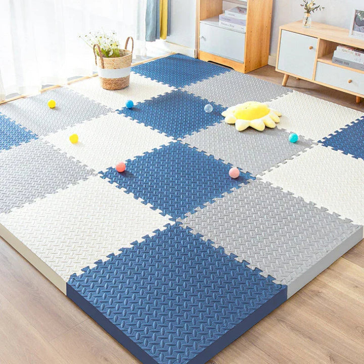 Tapis de Jeu Puzzle Mousse Amortissant pour Enfants – Couleurs Vives et Design Stimulant 120x90 cm 8