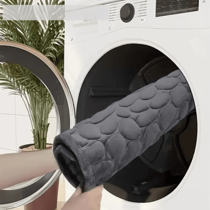Tapis de Salle de Bain Absorbant Antidérapant – Grand Tapis Confortable pour Douche et Baignoire, Design Élégant 2