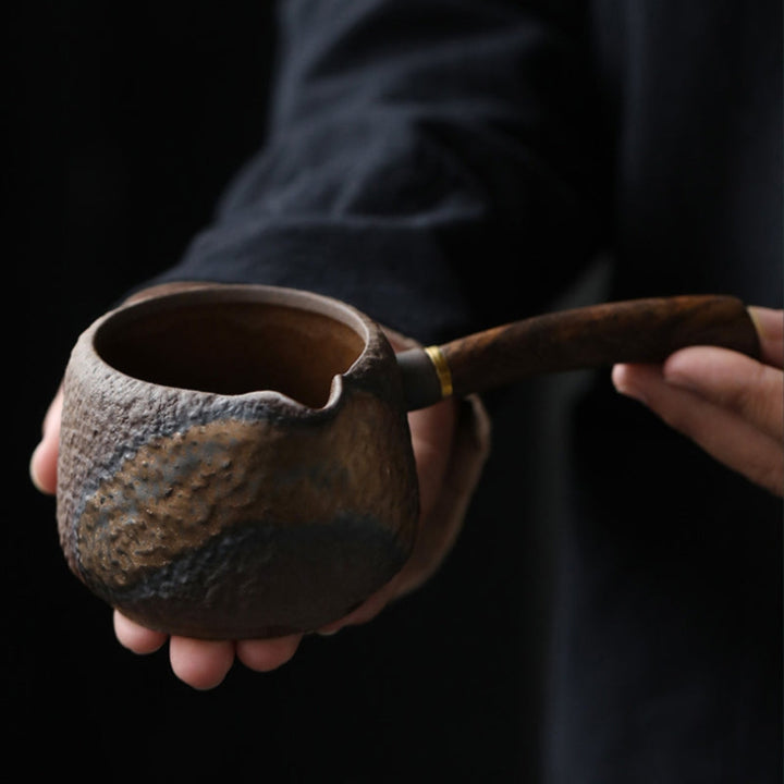 Teapot Ceramic Traditional Japanese Style Tea Brewing Pot