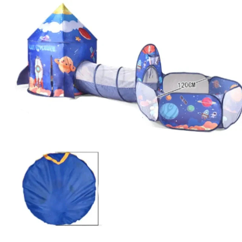 Tente Magique pour Enfants – Tente Colorée Spacieuse en Polyester pour Jeux Intérieurs et Extérieurs, Assemblage Facile 0