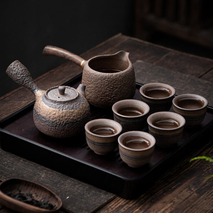 Théière Japonaise en Céramique Tokoname-Yaki 220 ml – Artisanat Unique avec Filtre en Céramique pour Dégustation de Thé 9