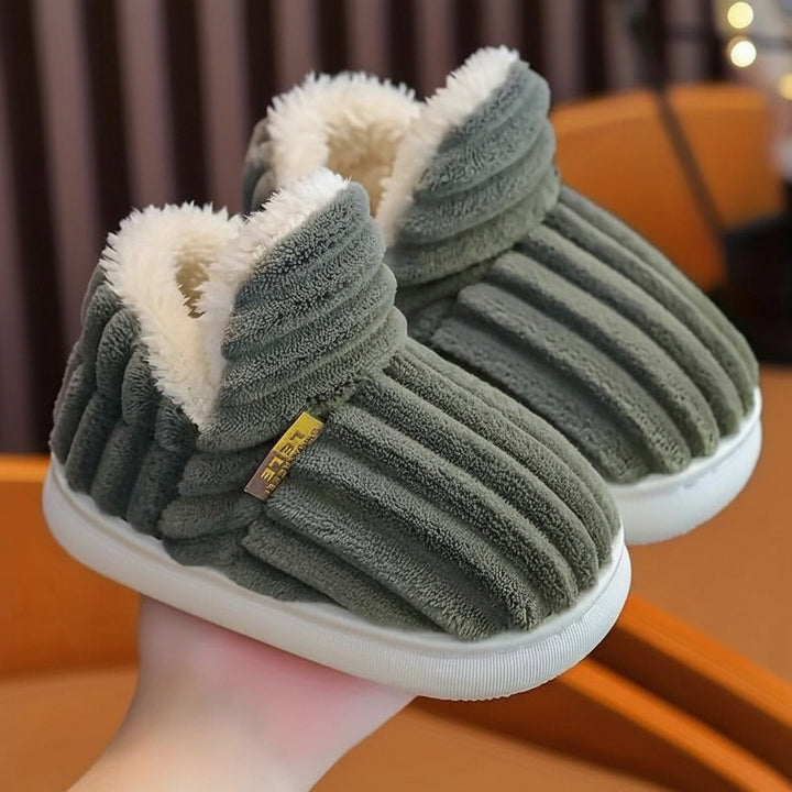 Hausschuhe Damen Plüsch Warm Rutschfest Pantoffeln