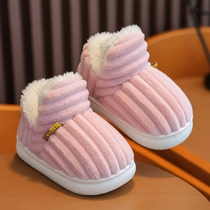 Hausschuhe Damen Plüsch Warm Rutschfest Pantoffeln