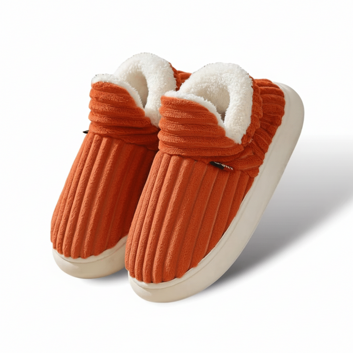 Hausschuhe Damen Plüsch Warm Rutschfest Pantoffeln