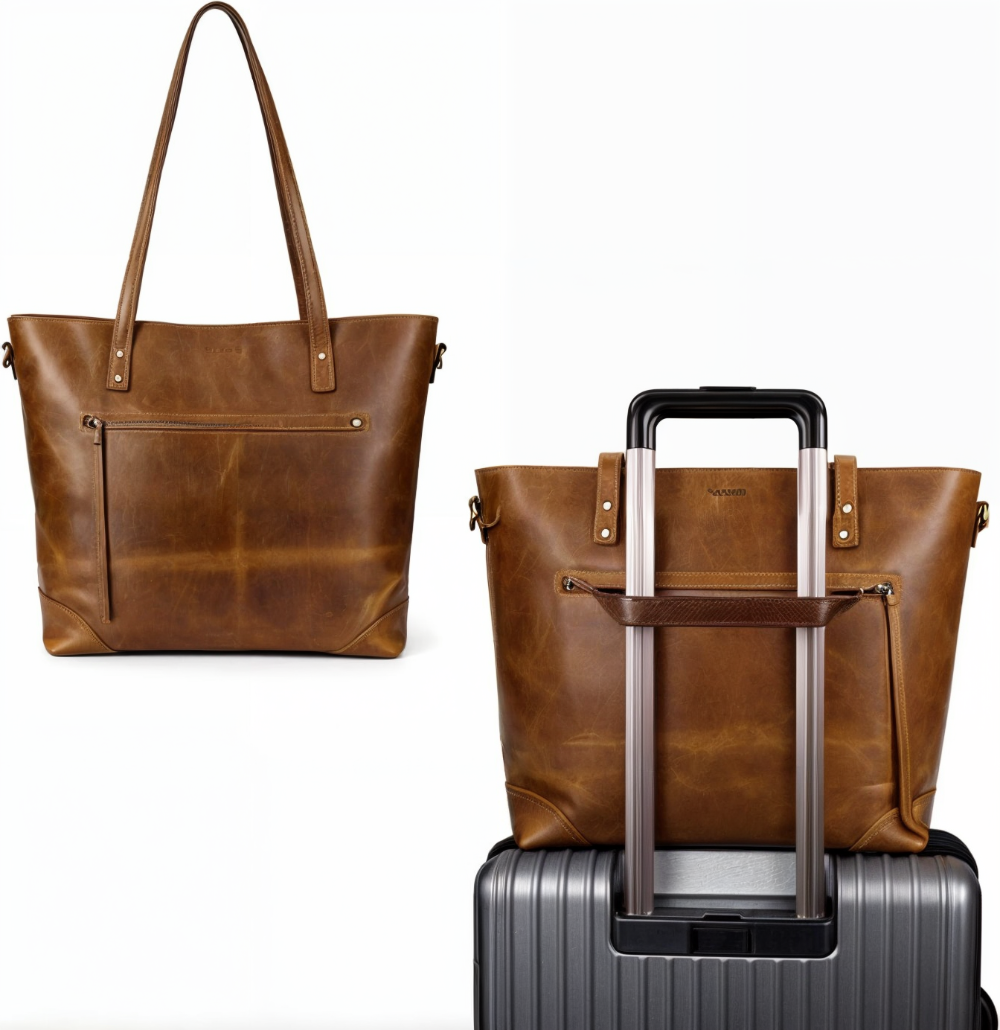 Tote Bag Mothers Day Vintage Large Capacity Shoulder Travel Handbag