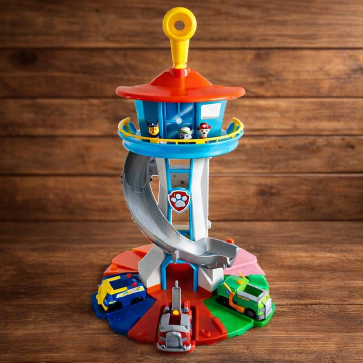 Set di Giocattoli Auto Torre Scivolo per Bambini