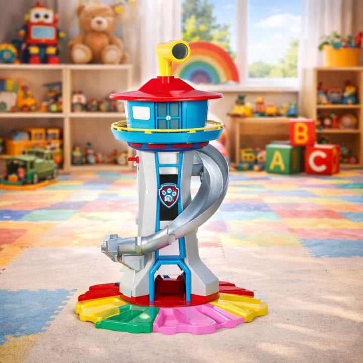 Kids Playset Slide Tower Toy Cars Activity Set