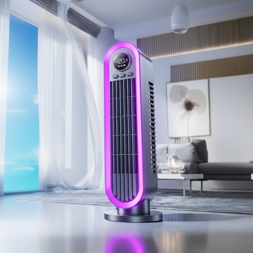 Portable Cooling Fan with 3 Speed Settings for Home and Office Use