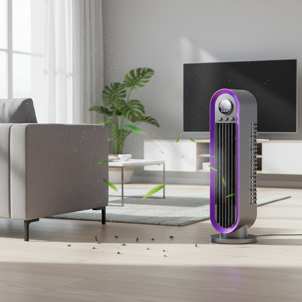 Portable Cooling Fan with 3 Speed Settings for Home and Office Use
