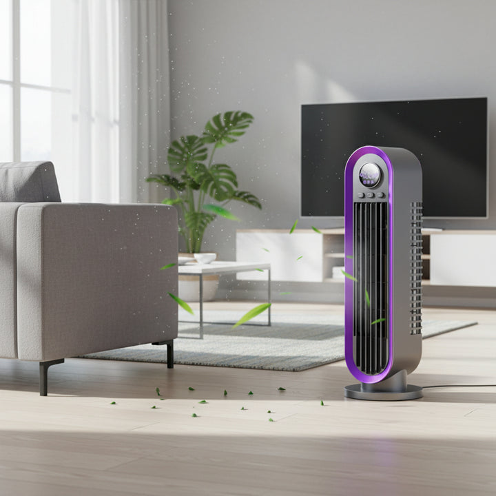 Portable Cooling Fan with 3 Speed Settings for Home and Office Use