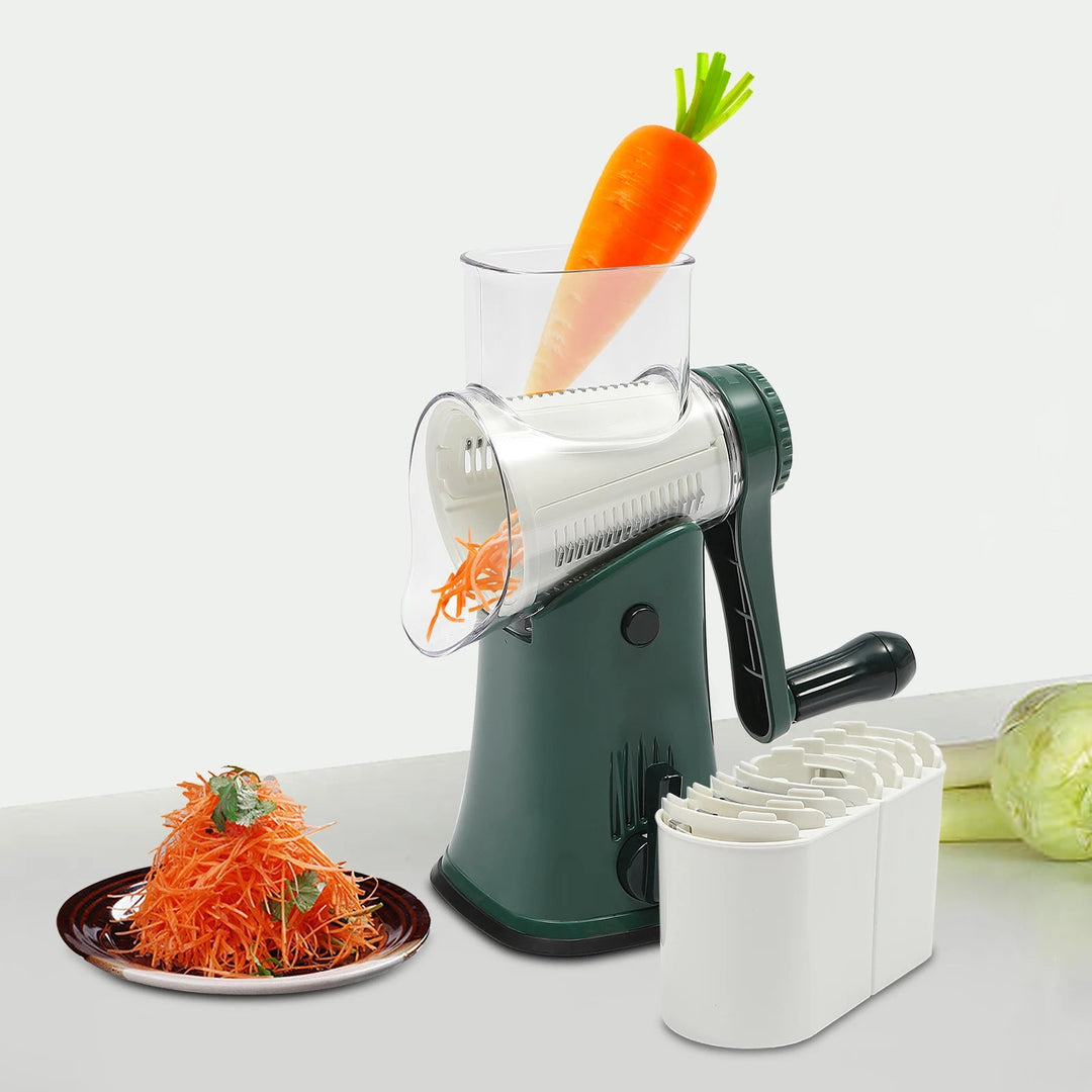 Trancheuse Manuelle Multifonction avec 10 Lames Interchangeables – Idéale pour Légumes et Fromage 0