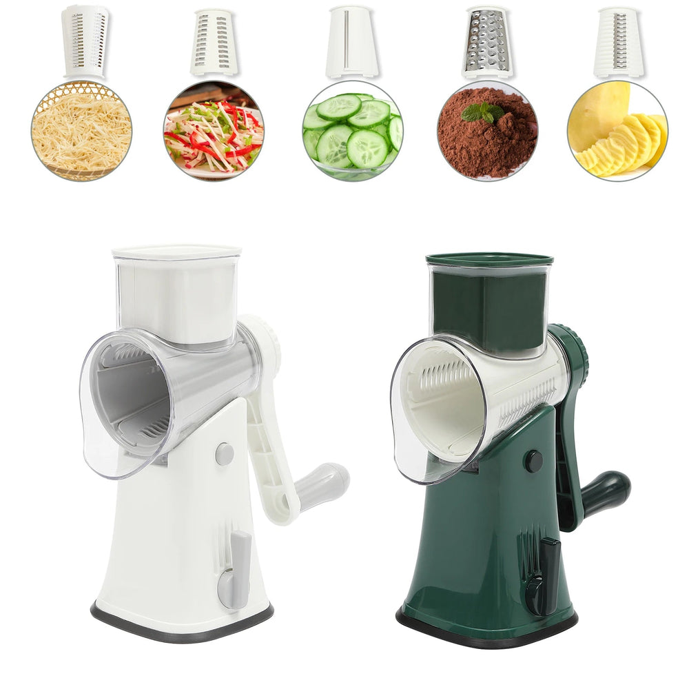 Trancheuse Manuelle Multifonction avec 10 Lames Interchangeables – Idéale pour Légumes et Fromage 1