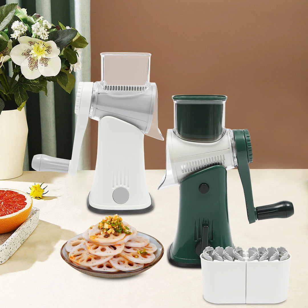 Trancheuse Manuelle Multifonction avec 10 Lames Interchangeables – Idéale pour Légumes et Fromage 2