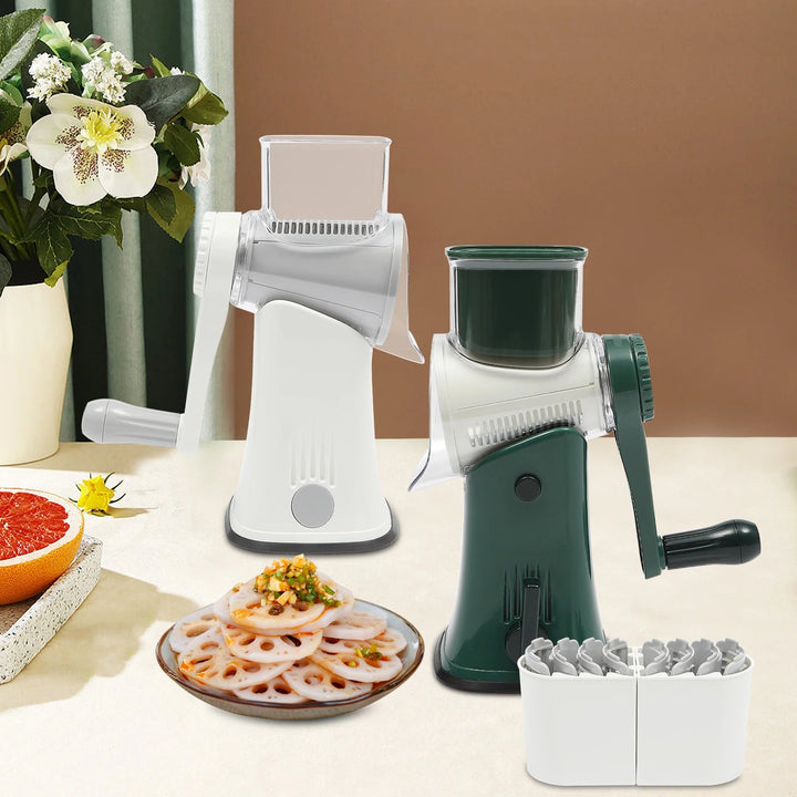 Trancheuse Manuelle Multifonction avec 10 Lames Interchangeables – Idéale pour Légumes et Fromage 2