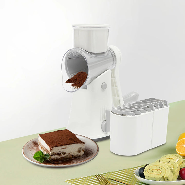 Trancheuse Manuelle Multifonction avec 10 Lames Interchangeables – Idéale pour Légumes et Fromage 3