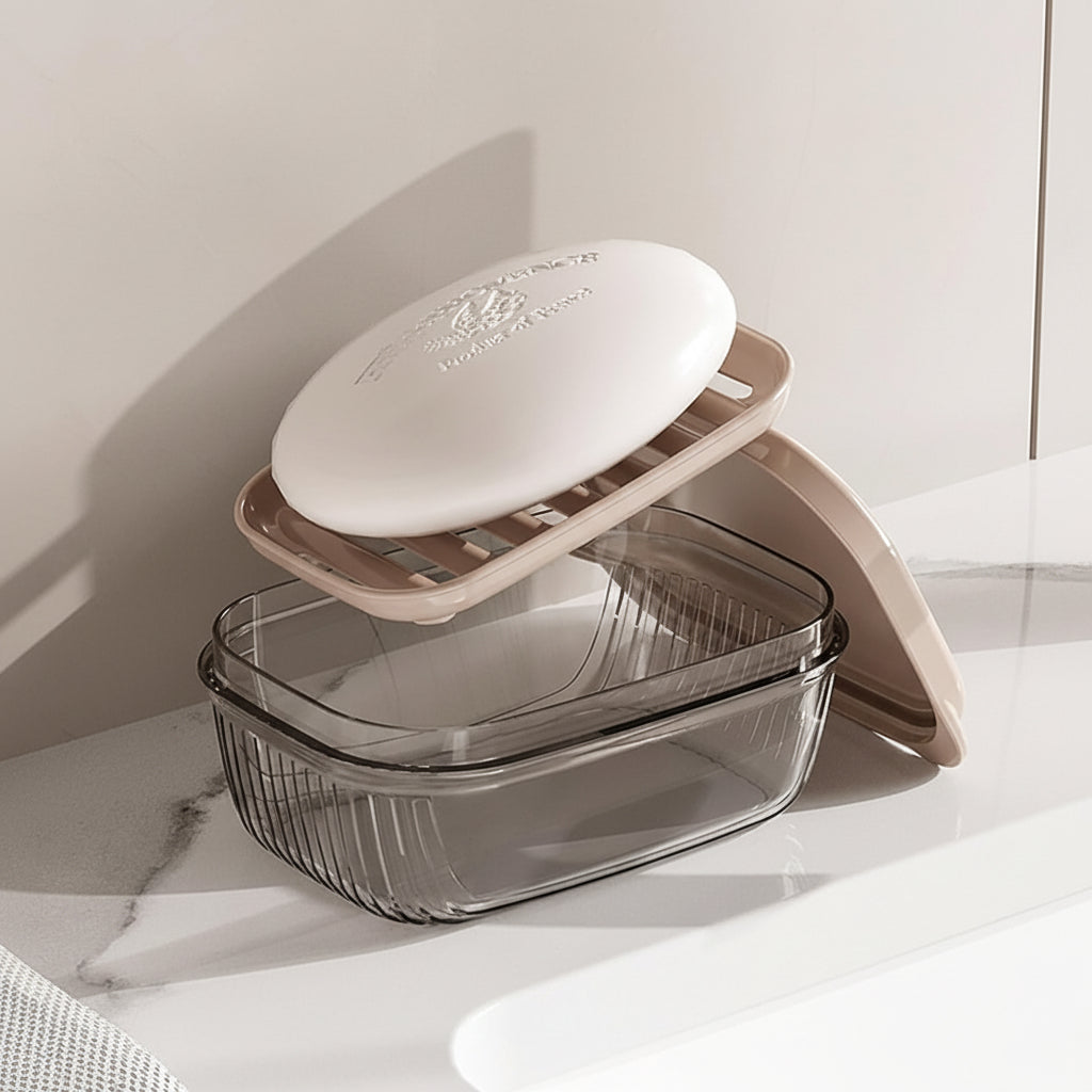 Travel Soap Case Leakproof Design Drainage Tray Soap Bars