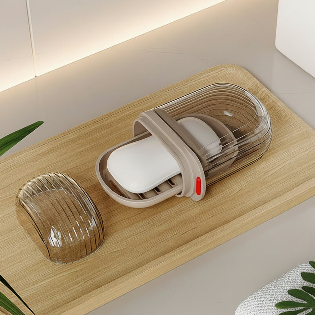 Travel Soap Case Leakproof Design Drainage Tray Soap Bars
