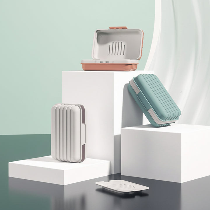 Travel Soap Case Leakproof Design Drainage Tray Soap Bars