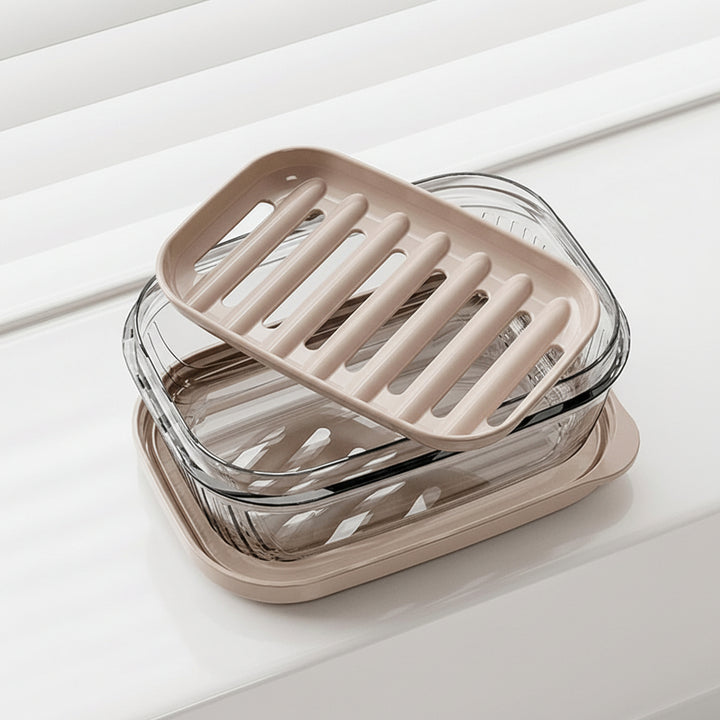 Travel Soap Case Leakproof Design Drainage Tray Soap Bars