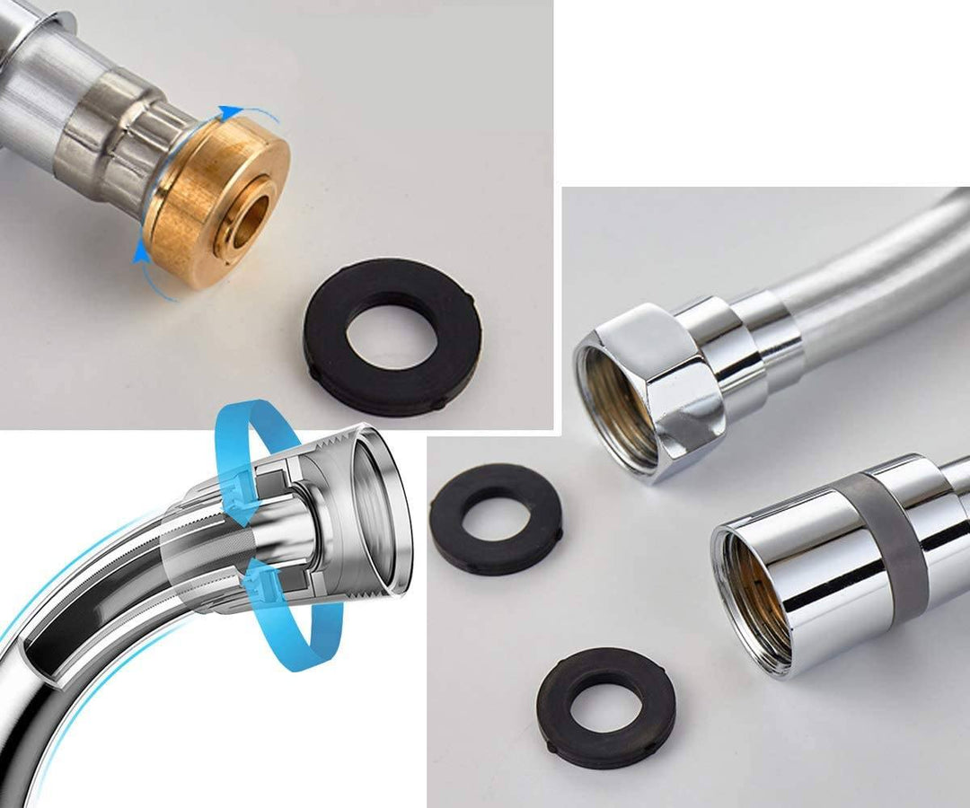 Tuyau Flexible de Douche en Acier Inoxydable 1,5 m – Connexion Universelle, Design Moderne et Durable 2