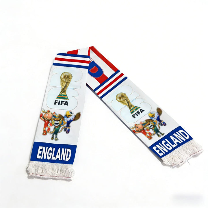 UK Flag World Cup Football Scarf England Fan Support Banner