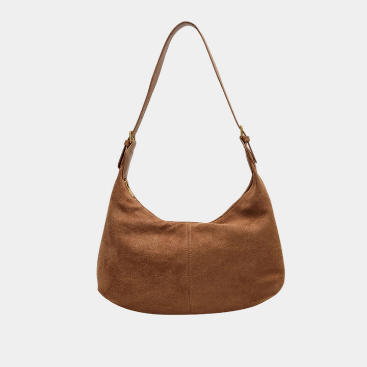 Elegant Moon – Half-Moon Bag in Luxury Suede