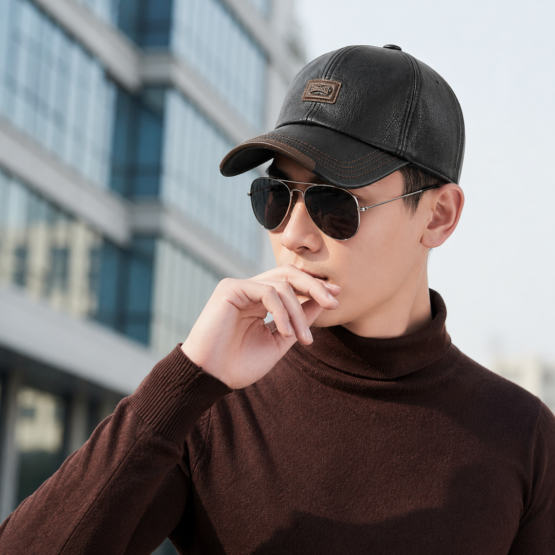 Cappello piatto regolabile da uomo autunno inverno elegante casual