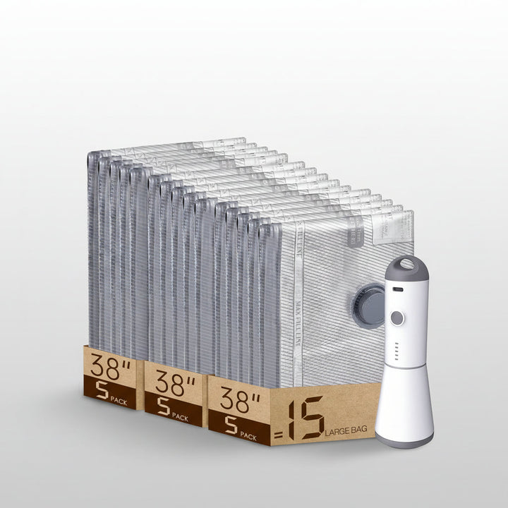 Vacuum Storage Bags Cordless Pump Travel Packing