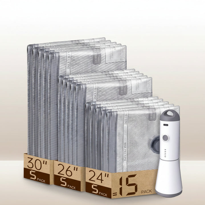 Vacuum Storage Bags Cordless Pump Travel Packing