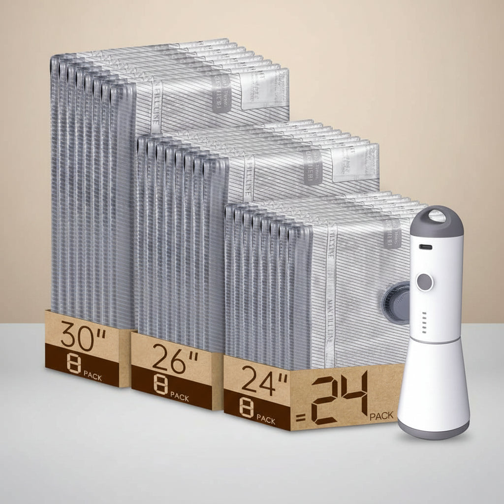 Vacuum Storage Bags Cordless Pump Travel Packing