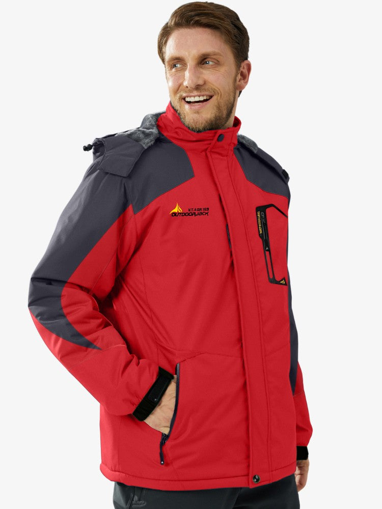 Veste de ski imperméable haut de gamme pour homme - Hiver, chaude et fonctionnelle 8