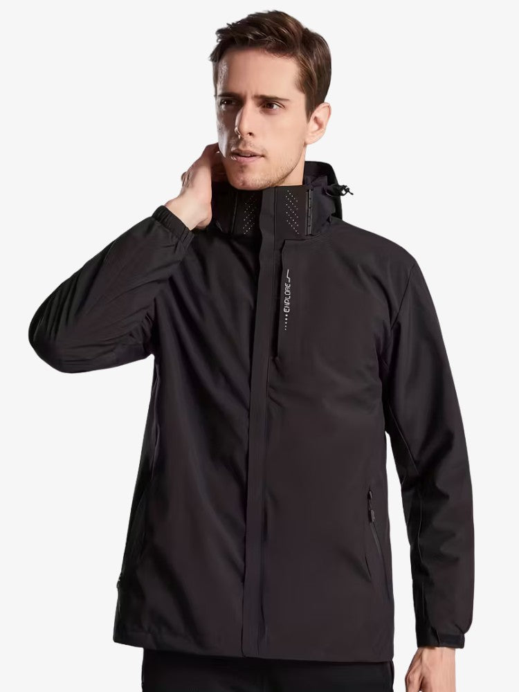Veste imperméable coupe-vent pour homme - Légère et respirante 0