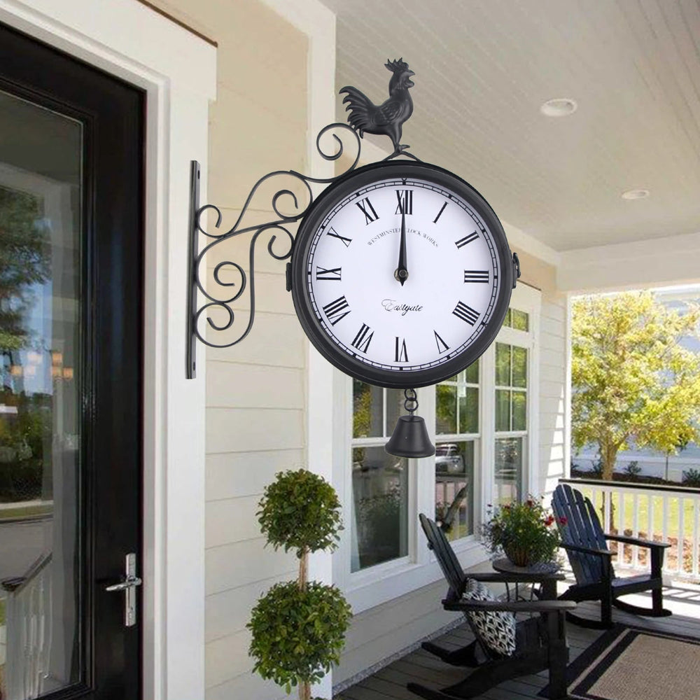 VintageStation | Horloge murale étanche double face 1