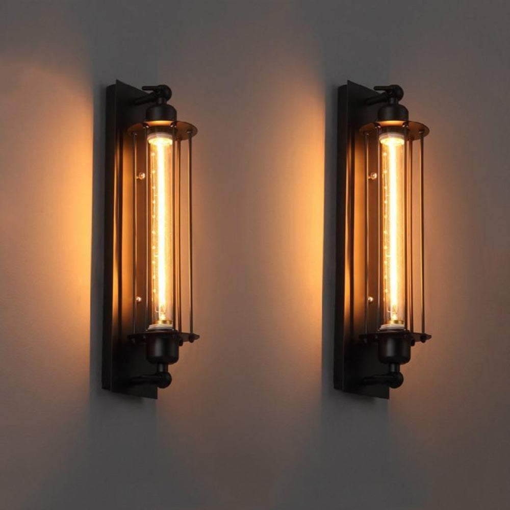 Applique Parete LED Metallo Stile Industriale Vintage
