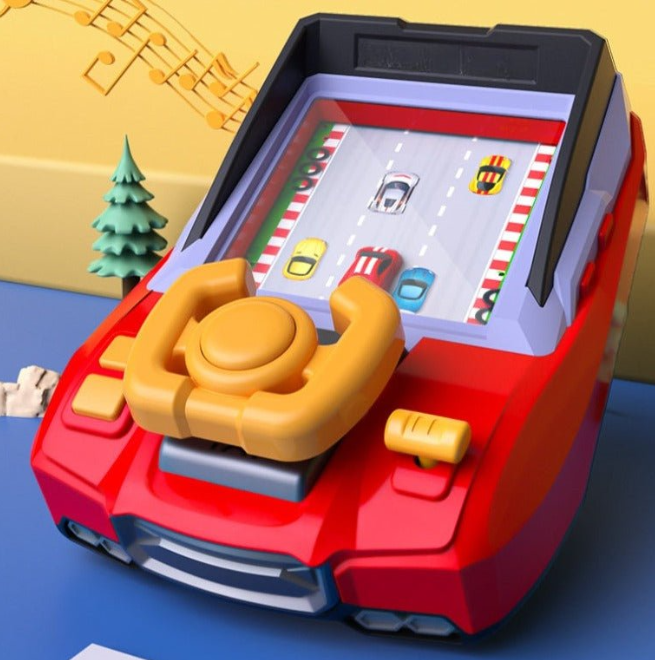 Volant de Jeu Interactif pour Enfants – Design Réaliste, Développement Moteur, Jouet en Plastique Sûr, 34 x 24 x 16 cm 0