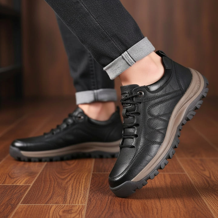 Scarpe Uomo Ortopediche Impermeabili Supporto Arco