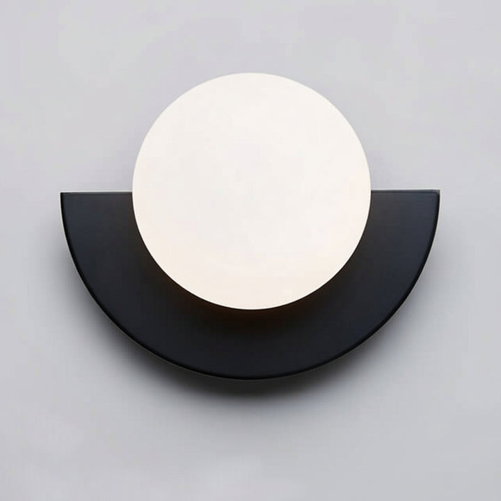 Applique da parete a globo di vetro luce moderna minimalista