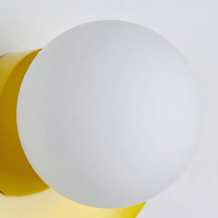 Applique da parete a globo di vetro luce moderna minimalista