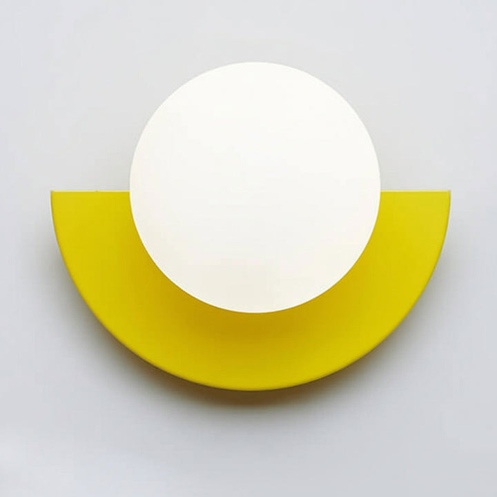 Applique da parete a globo di vetro luce moderna minimalista