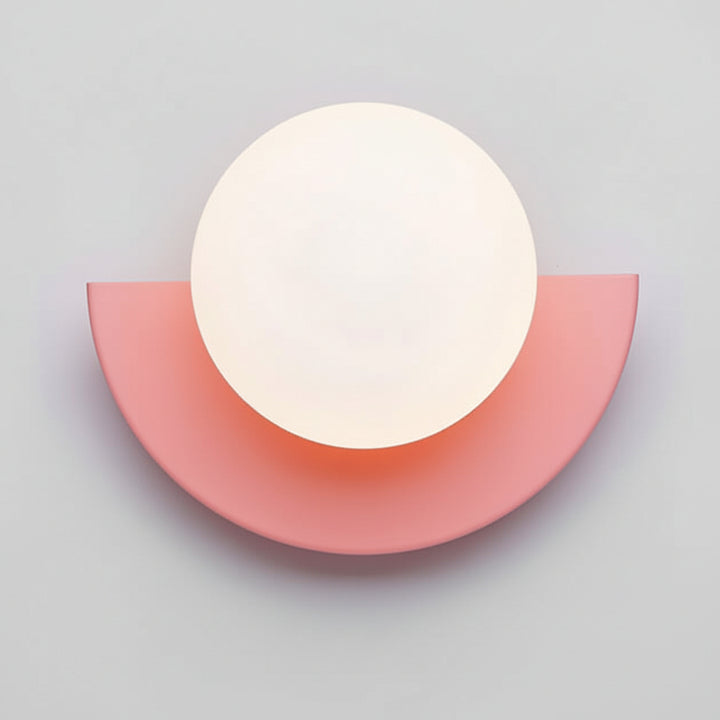 Applique da parete a globo di vetro luce moderna minimalista