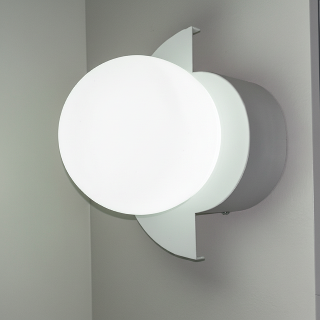 Applique da parete a globo di vetro luce moderna minimalista