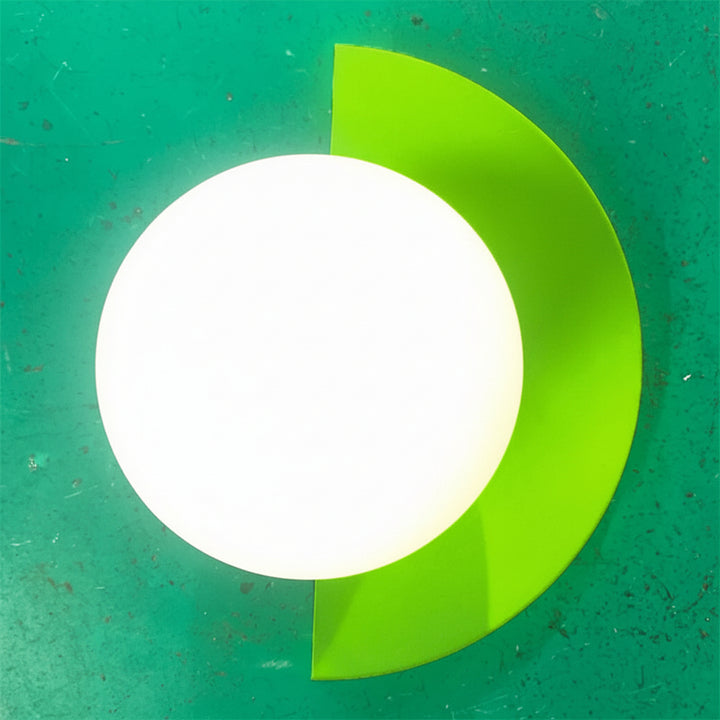 Applique da parete a globo di vetro luce moderna minimalista