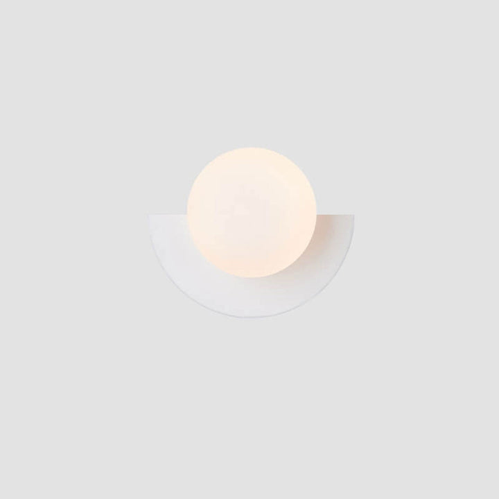 Applique da parete a globo di vetro luce moderna minimalista