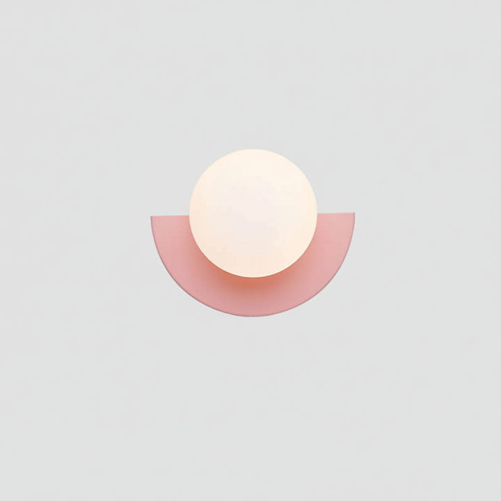 Applique da parete a globo di vetro luce moderna minimalista