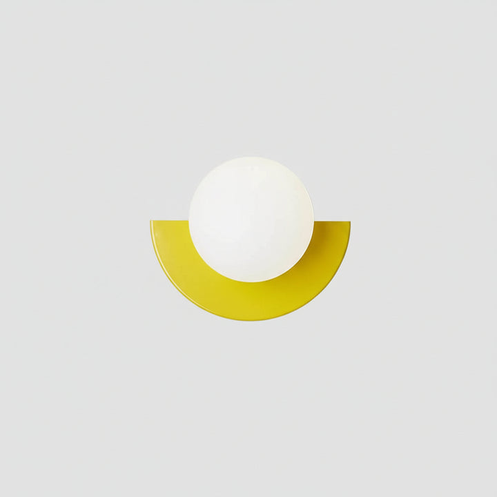 Applique da parete a globo di vetro luce moderna minimalista