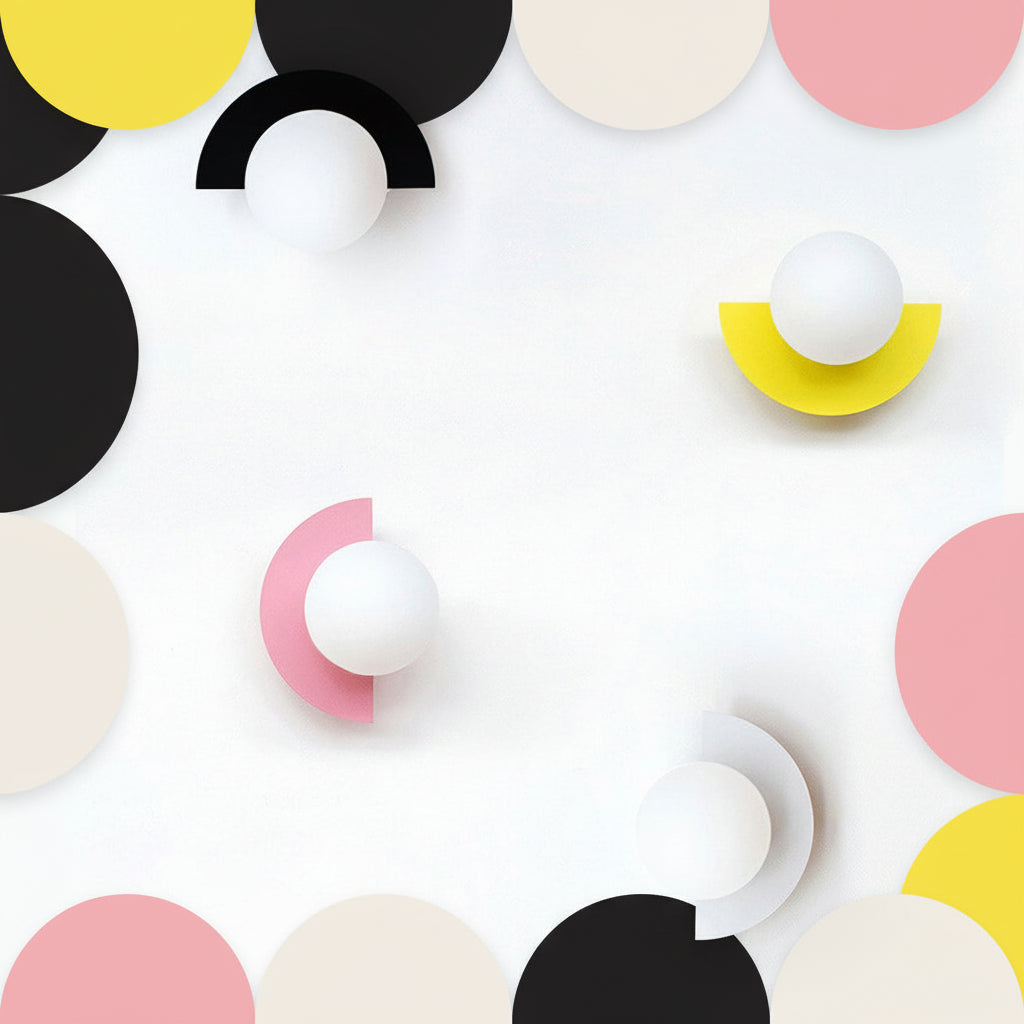 Applique da parete a globo di vetro luce moderna minimalista