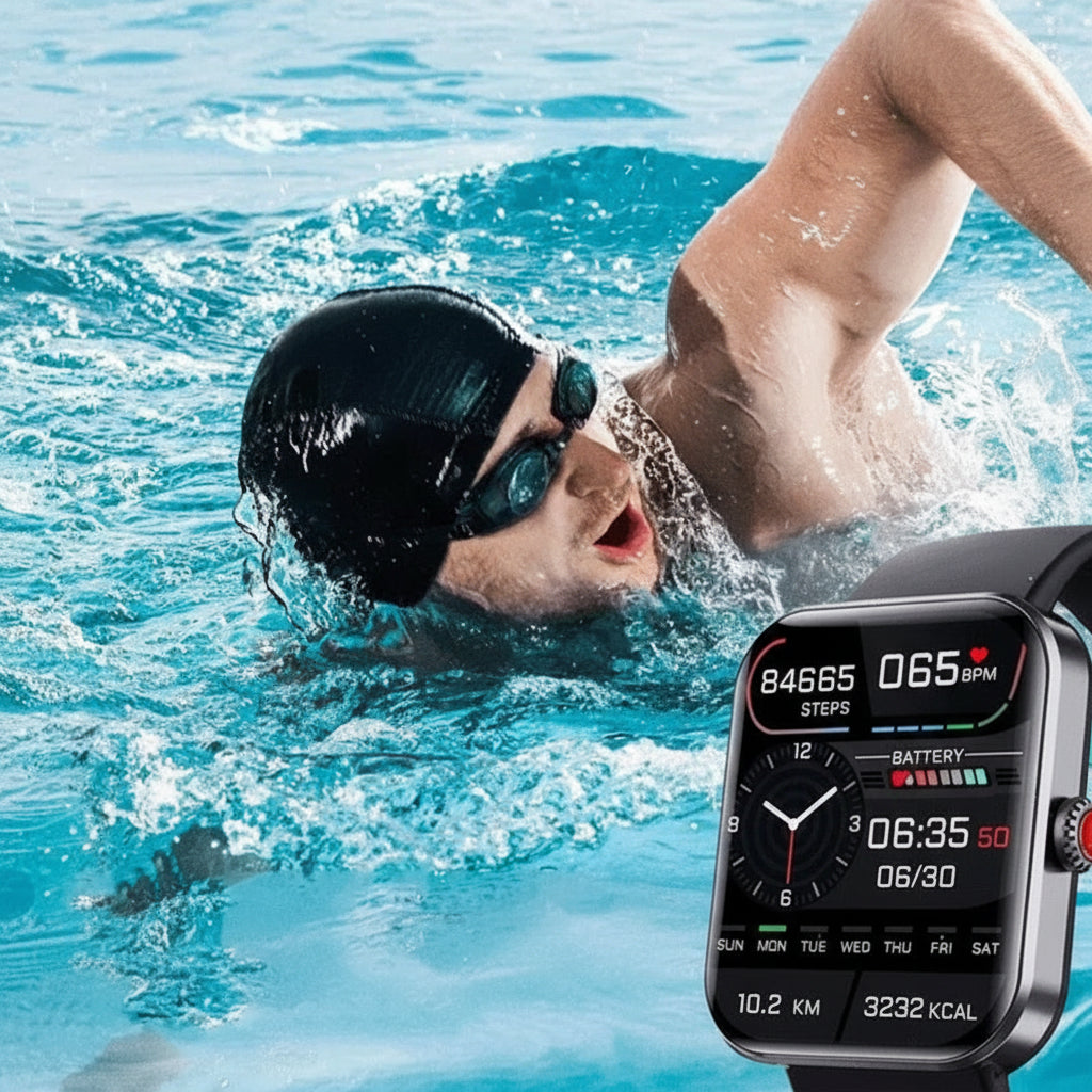 Smartwatch Blutzucker Blutdruckmessung Bluetooth Anrufe