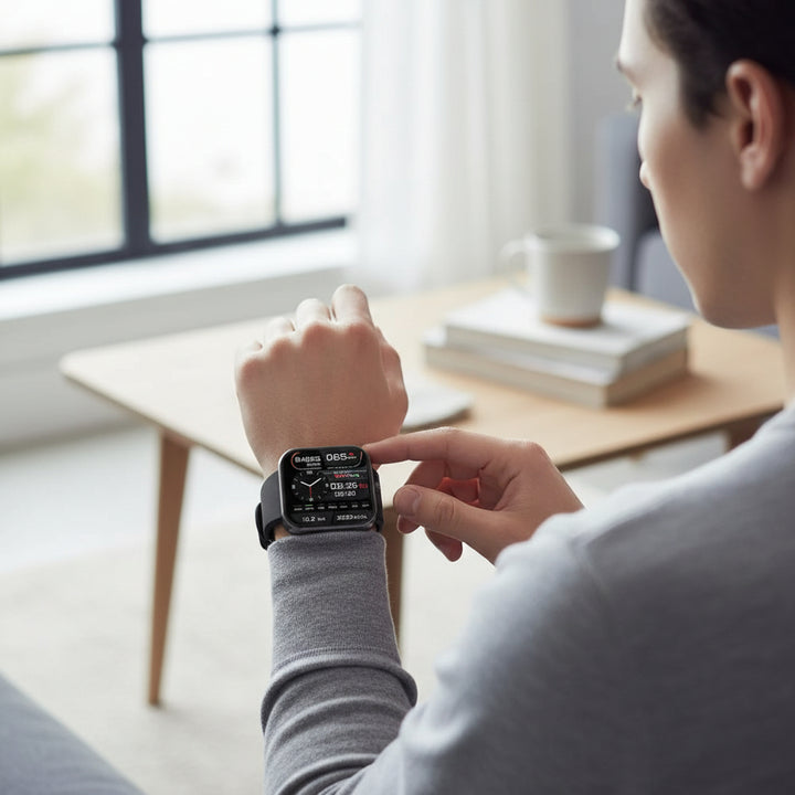 Smartwatch Blutzucker Blutdruckmessung Bluetooth Anrufe